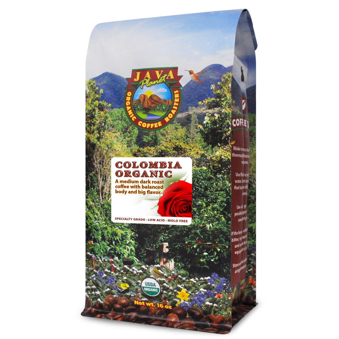 organic colombian coffee beans